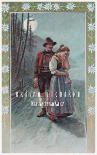 KROJE na pohlednicích - ONA a ON