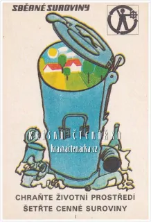 Kalendář kapesní: SBĚRNÉ SUROVINY 1990