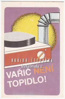 Kalendář kapesní: VAŘIČ NENÍ TOPIDLO ! 1991