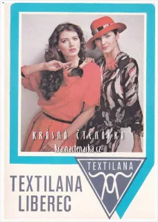 Kalendář kapesní: TEXTILANA LIBEREC 1989