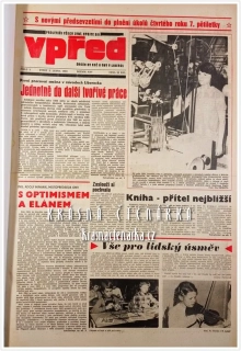 Liberecké noviny VPŘED 1984, 104 čísel