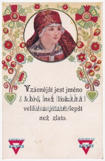 NÁRODNÍ pohlednice organizace YMCA