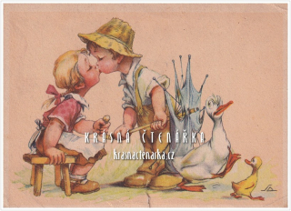 DĚTI a husa (il. Salač Ludvík Alois)