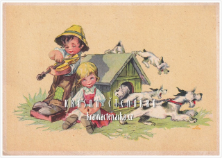 DĚTI a psí bouda (il. Salač Ludvík Alois)