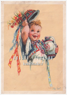 CHLAPEC v kroji (il. Salač Ludvík Alois)