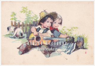 DĚTI s kytarou (il. Salač Ludvík Alois)