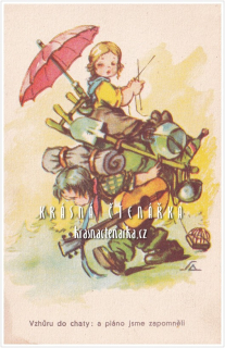 DĚTI, Vzhůru do chaty a piáno jsme zapomněli (il. Salač Ludvík Alois)