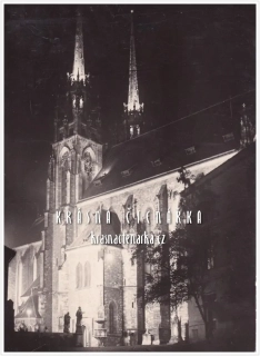 BRNO, Katedrála sv. Petra a Pavlav v noci
