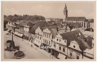 TŘEBOŇ, Náměstí, nyní Masarykovo náměstí