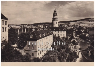 ČESKÝ KRUMLOV, Pohled na zámek