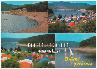 Vodní nádrž ORLÍK neboli ORLICKÁ PŘEHRADA