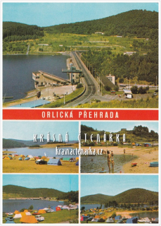 Vodní nádrž ORLÍK neboli ORLICKÁ PŘEHRADA