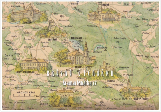 MÁCHŮV KRAJ (mapa)