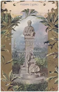 HOŘICE (Smetanovy sady, pomník Bedřich Smetana)