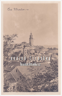 ČESKÝ KRUMLOV, Pohled na zámek