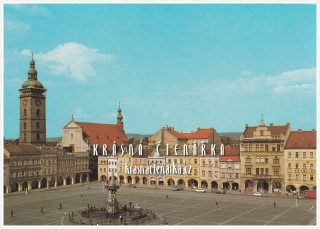 ČESKÉ BUDĚJOVICE, Žižkovo náměstí, nyní nám. Přemysla Otakara