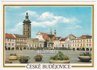 ČESKÉ BUDĚJOVICE, Žižkovo náměstí, nyní nám. Přemysla Otakara