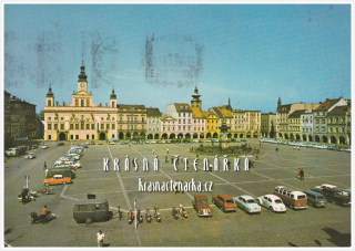 ČESKÉ BUDĚJOVICE, Žižkovo náměstí, nyní nám. Přemysla Otakara