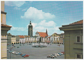 ČESKÉ BUDĚJOVICE, Žižkovo náměstí, nyní nám. Přemysla Otakara