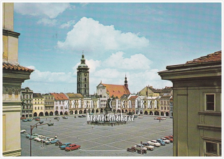 ČESKÉ BUDĚJOVICE, Žižkovo náměstí, nyní nám. Přemysla Otakara