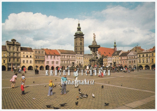 ČESKÉ BUDĚJOVICE, Žižkovo náměstí, nyní nám. Přemysla Otakara