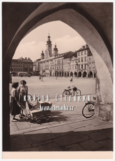 ČESKÉ BUDĚJOVICE, Žižkovo náměstí, nyní nám. Přemysla Otakara