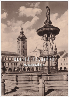 ČESKÉ BUDĚJOVICE, Samsonova kašna na náměstí