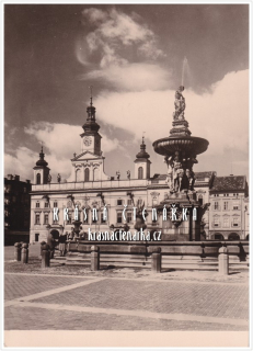 ČESKÉ BUDĚJOVICE, Samsonova kašna na náměstí