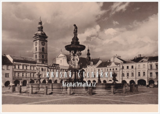 ČESKÉ BUDĚJOVICE, Žižkovo náměstí, nyní nám. Přemysla Otakara