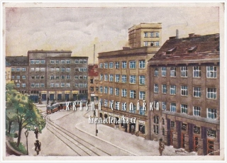 OSTRAVA na ilustrované pohlednici, Nádražní třída