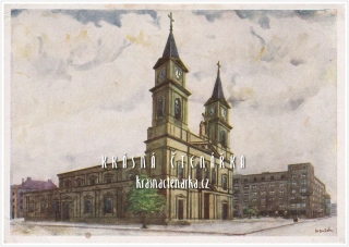 OSTRAVA na ilustrované pohlednici, Chrám sv. Spasitele