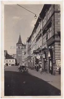 JIČÍN (náměstí a Valdická brána)