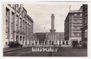 OSTRAVA, Nová radnice a palác Báňské a hutní společnosti