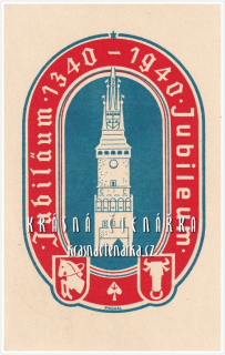 PARDUBICE, Jubileum města 1340 - 1940