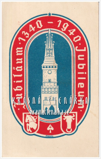 PARDUBICE, Jubileum města 1340 - 1940