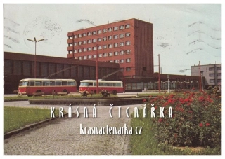PARDUBICE, Vlakové nádraží .. i s trolejbusy