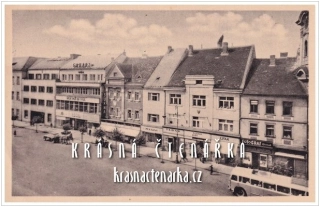 PÍSEK, Velké náměstí, býv. Stalinovo