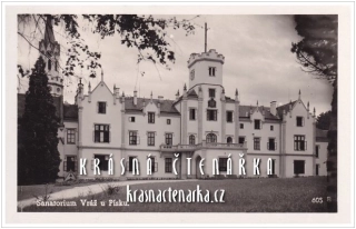 Zámek VRÁŽ, Sanatorium, nyní lázně