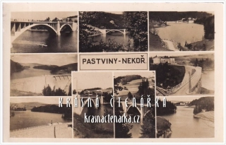 Vodní nádrž, přehrada a most PASTVINY - NEKOŘ