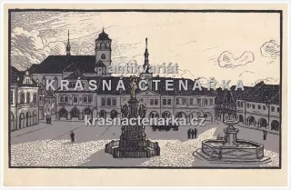 SOBOTKA (náměstí na kresbě Karla Vika)