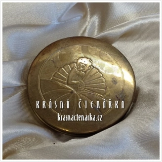 PUDŘENKA se zrcátkem, cca 1920