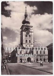 ŽATEC, Radnice a náměstí Svobody, býv. nám. Velké říjnové revoluce