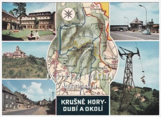Pohoří KRUŠNÉ HORY - DUBÍ a okolí