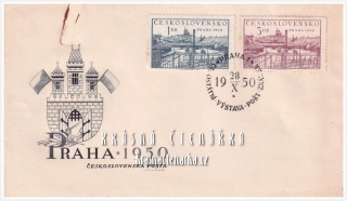 CELISTVOST, Celostátní výstava pošt. známek 28. X. 1950