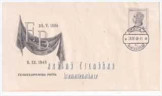 CELISTVOST, Úmrtí Edvard Beneš 3. IX. 1948, První den vydání