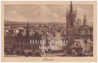 LITOMĚŘICE, Náměstí, nyní Mírové náměstí a Dlouhá ulice