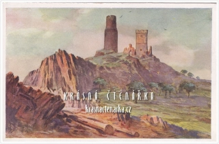 Zřícenina hradu HAZMBURK (il. Kamil Vladislav Muttich)