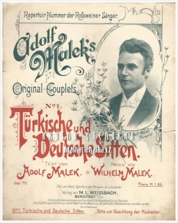TÜRKISCHE UND DEUTSCHE SITTEN (Malek Adolf)