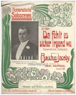 DA FEHLT ES SICHER IRGENDWO (Jacoby Bacchus / Wappaus Carl)