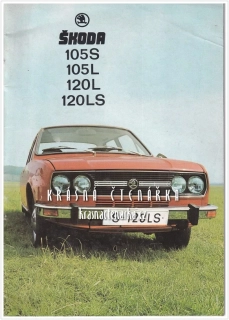 Reklamní katalog: ŠKODA 105S, 105L, 120 L, 120LS